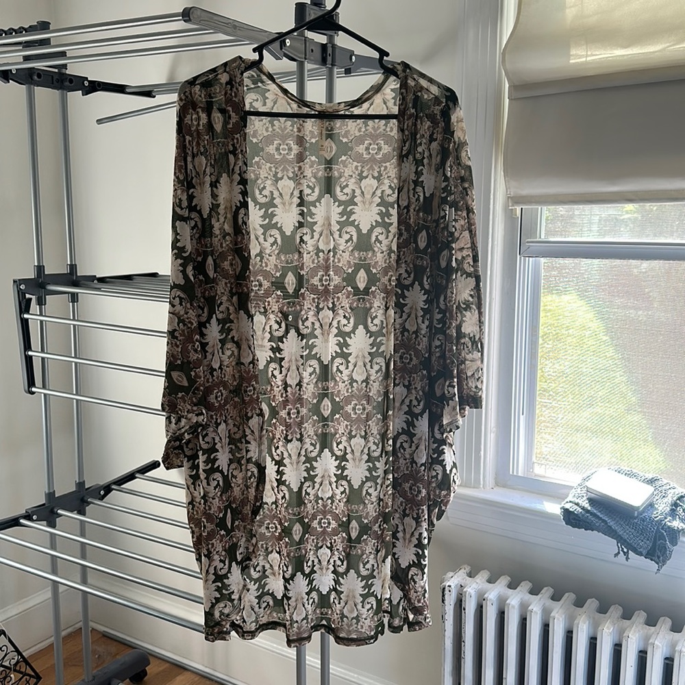 Sheer cardigan